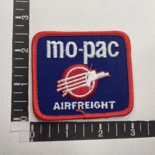 c 1990s MO-PAC AIRFREIGHT (Airplane & Truck & Rail Transport) Patch 17M3 picture