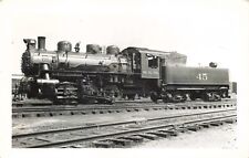Postcard RPPC Gulf Mobile & Ohio (GM&O) RR Railway 0-6-0 Steam Locomotive #45 picture