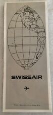 Swissair Vintage 1969 Route Map Poster Hallwag Switzerland Suisse Schweiz Carte picture