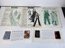 Vintage Sewing Set Booklets 1973/74 And Swatches AA2 picture