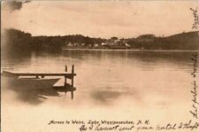 1906. ACROSS TO WEIRS. LAKE WINNIPESAUKEE, NH POSTCARD. BQ14 picture