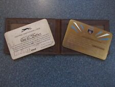 Ultra Rare Greyhound Central Lines Safe Driver Awards 1938-1943 Pre-War Metal picture