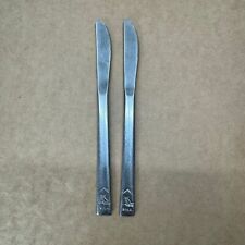 NWA Northwest Airlines Silverware International Silver Co Knife Lot Of 2 picture