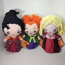 Disney Hocus Pocus Sanderson Sisters Halloween Plush Greeters 17” New Set Of 3 picture