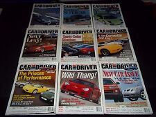 2001 CAR AND DRIVER MAGAZINE LOT OF 11 ISSUES - NICE AUTOMOBILE COVERS - M 645 picture