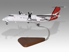 Bombardier DHC-8-Q300 Qantaslink Solid Mahogany Replica Airplane Desktop Model picture