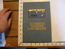 vintage Paper--1927 COLORADO MOUNTAIN PLAYGROUND BOOKLET picture