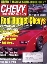 VINTAGE REAL BUDGET CHEVYS - CHEVY HIGH PERFORMANCE MAGAZINE, JULY 2000 picture