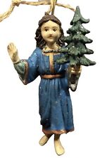 Dept 56 Vintage Angel W/ Tree Christmas Ornament 19th Century Dickens Style Box picture