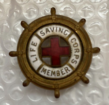 Antique Red Cross Life Saving Corps Pin As found condition. picture