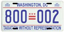 Donald Trump for President Washington D.C. Inauguration License plate picture