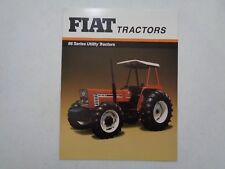 Vintage 1991 Fiat Tractor's 66 Series Utility Tractor Farm Brochure J1 picture