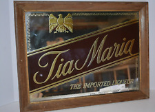Vintage Tia Maria Liquor Bar Mirror Man Cave Decor picture