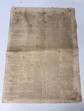 Columbian Centinel October 2, 1811 No. 2,868 Newspaper picture