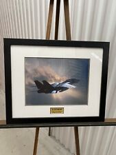 Vintage U.S. Navy F- 14 Tomcat Print Framed  picture