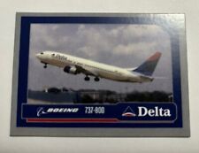 2003 Delta Air Lines Boeing 737-800 Aircraft Pilot Trading Card #5 picture