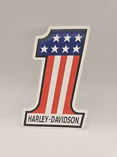Harley Davidson® USA #1 Red White & Blue Patriotic Decal Sticker 5
