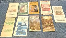 Lot of 9 Older Michigan County Maps picture