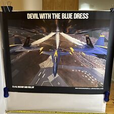 1987 McDONNELL DOUGLAS F/A-18 HORNET FRAMED POSTER HEAT WAVE ROCKIN AND ROLLIN picture