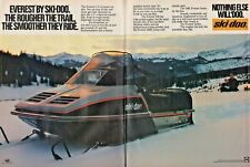 1981 Ski-Doo Everest L/C Snowmobile - 2-Page Vintage Ad picture