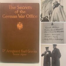 [1914] Secrets of The German War Office - Armgaard Karl Graves WWI Spy Espionage picture