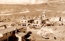 c1954 RPPC Scotty's Castle DEATH VALLEY CA VINTAGE Real Photo Postcard Red 2c picture