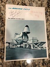 VINTAGE BOEING 747-200 FREIGHTER JUMBO JET AIRCRAFT BROCHURE BOOK picture