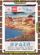 METAL SIGN - 1961 Fly BEA or Iberia Spain - 10x14 Inches picture