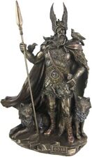NEW Norse God - Odin Cold Cast Bronze Statue Figures Sculpture KING picture