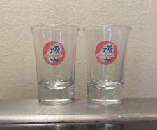 Trans Texas Airways Airlines Shot Glasses picture
