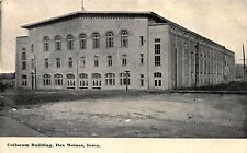 Coliseum Building, Des Moines, Iowa, Early Postcard, Unused  picture