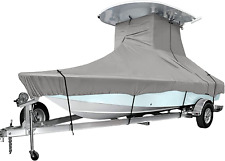iCOVER T Top Boat Cover, for 17ft-19ft Long Center Console Boat with T-TOP Roof, picture
