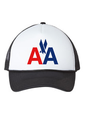 American Airlines Classic Logo US American Travel Souvenir Retro Trucker Hat Cap picture