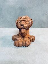 Vintage Big Paw Lion Ceramic Figurine - KB 1973, Kersten Brothers - Retro picture