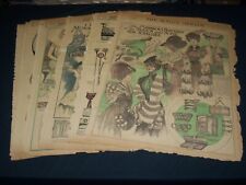 1907 THE BOSTON HERALD SUNDAY WOMAN'S MAGAZINE SECTIONS LOT OF 8 - UP 95 picture