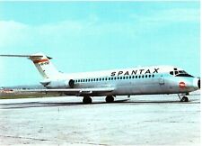 Spantax McDonnell Douglas DC9 airline issued Airplane Postcard picture