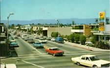 Vintage Postcard Santa Cruz Avenue Menlo Park CA California 1973           J-642 picture