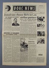 BOAC NEWS AIRLINE STAFF NEWSPAPER NO.210 - 15 MARCH 1963 BWIA BRISTOL BRITANNIA picture