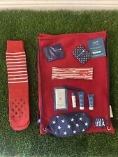 United Airlines Team USA  Red Amenity Kit Olympics Polaris Business Class picture