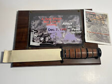2001 KA-BAR KA-1217PH FROM FROST CUTLERY ATTACK KABAR With Plaque picture