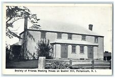 c1940 Society Friends Meeting House Quaker Hill Portsmouth Rhode Island Postcard picture