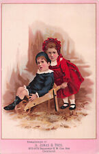A. Jonas & Bros., Clothing Stores,19th Century Trade Card, Size: 166 mm x 107 mm picture