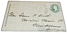 1876 YAZOO & MISSISSIPPI VALLEY RAILROAD VICKSBURG & NEW ORLEANS RPO ENVELOPE  picture