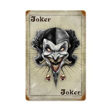 JOKER PLAYING CARD WITH EVIL FACE 18