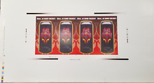 Full Throttle Energy Drink 16 oz of Raw Energy Pre Production POS Advertising picture