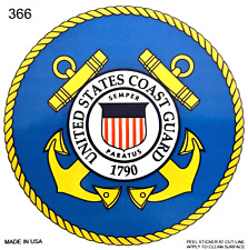 U.S. Coast Guard ...1790...Military.. Truck  Decals Sticker  (4 Pack) #366 picture
