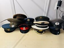 Military Officer Hat LOT Air Force Navy Army British England Bulgaria Russia picture