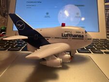 Daron Pull Back Toy Plane Lights Sound - LUFTHANSA BOEING 747 picture