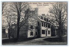1907 Mansion House Outdoor Dummer Academy Byfield Massachusetts Vintage Postcard picture