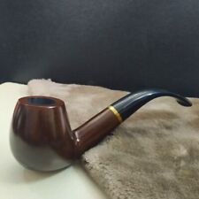 Natural Ebony Durable Wooden Wood Smoking Pipe Tobacco Cigarettes Cigar Pipes picture